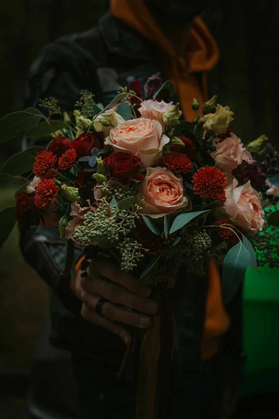 Mountain wedding bouquet